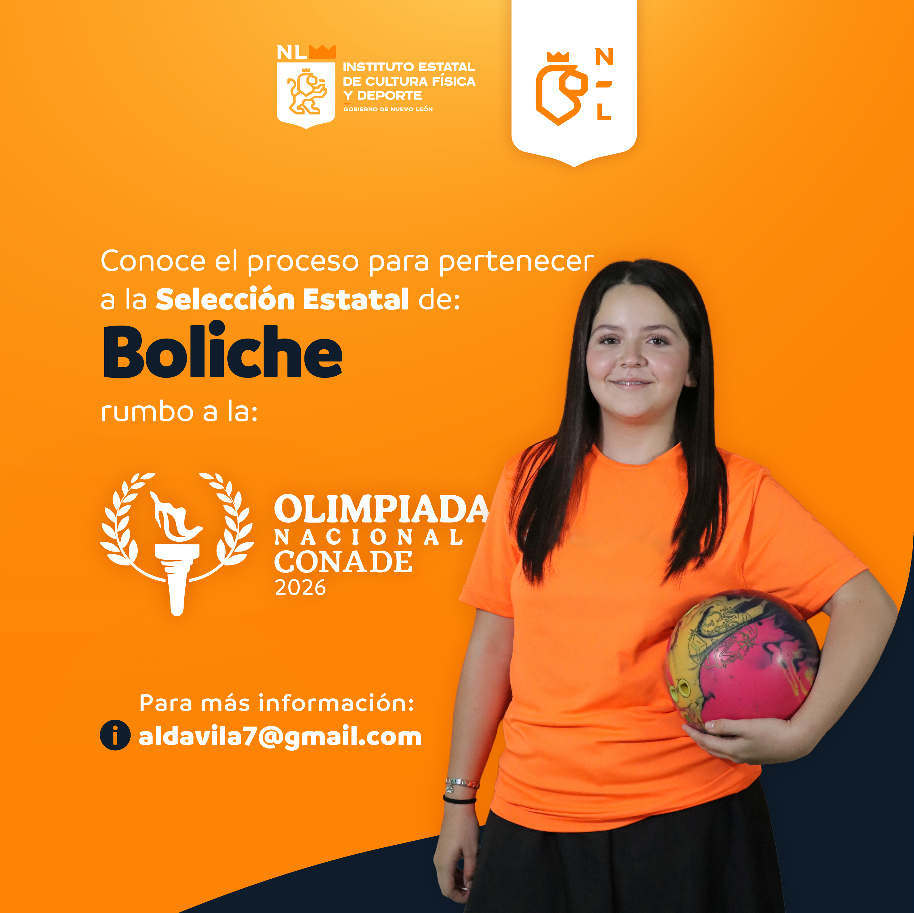Proceso para pertenecer a la Selección Estatal de Boliche rumbo a la Olimpiada Nacional CONADE 2026