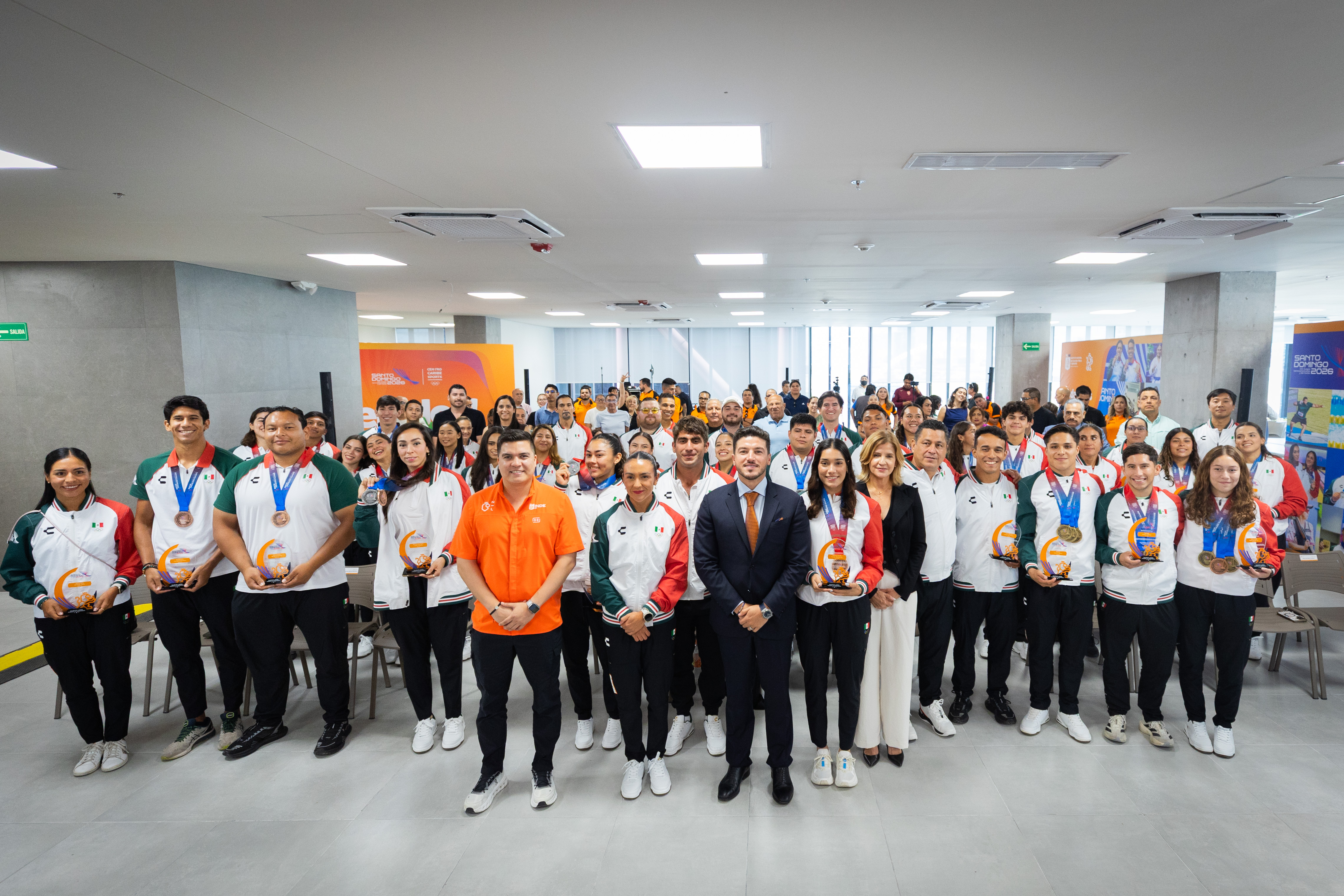 RECONOCE GOBERNADOR A ATLETAS DE LOS JUEGOS CENTROAMERICANOS Y DEL CARIBE 2026. 