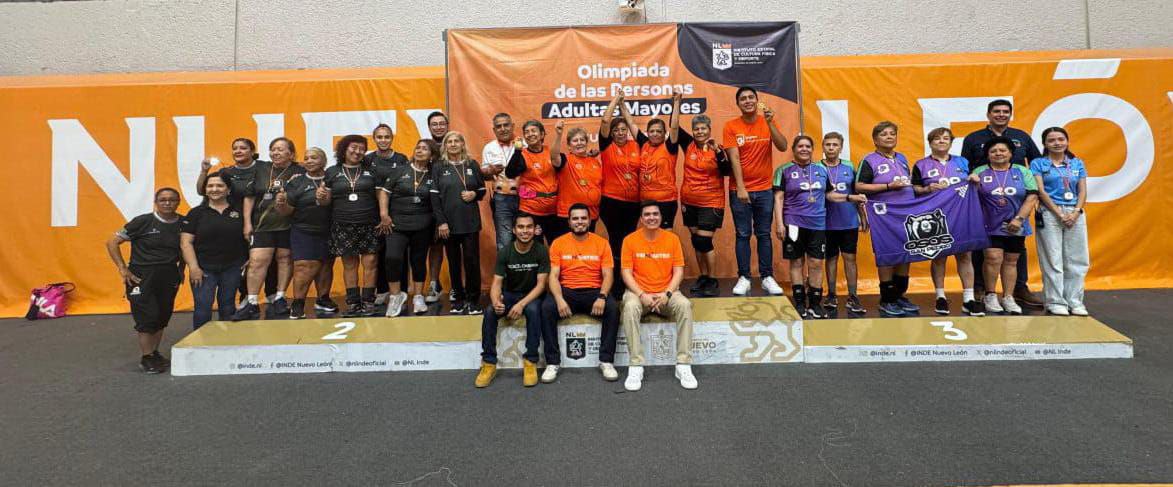 SAN PEDRO, GUADALUPE Y MONTERREY SON CAMPEONES DE ULAMA DE ANTEBRAZO EN LA “OLIMPIADA DE LAS PERSONAS ADULTAS MAYORES 2025”