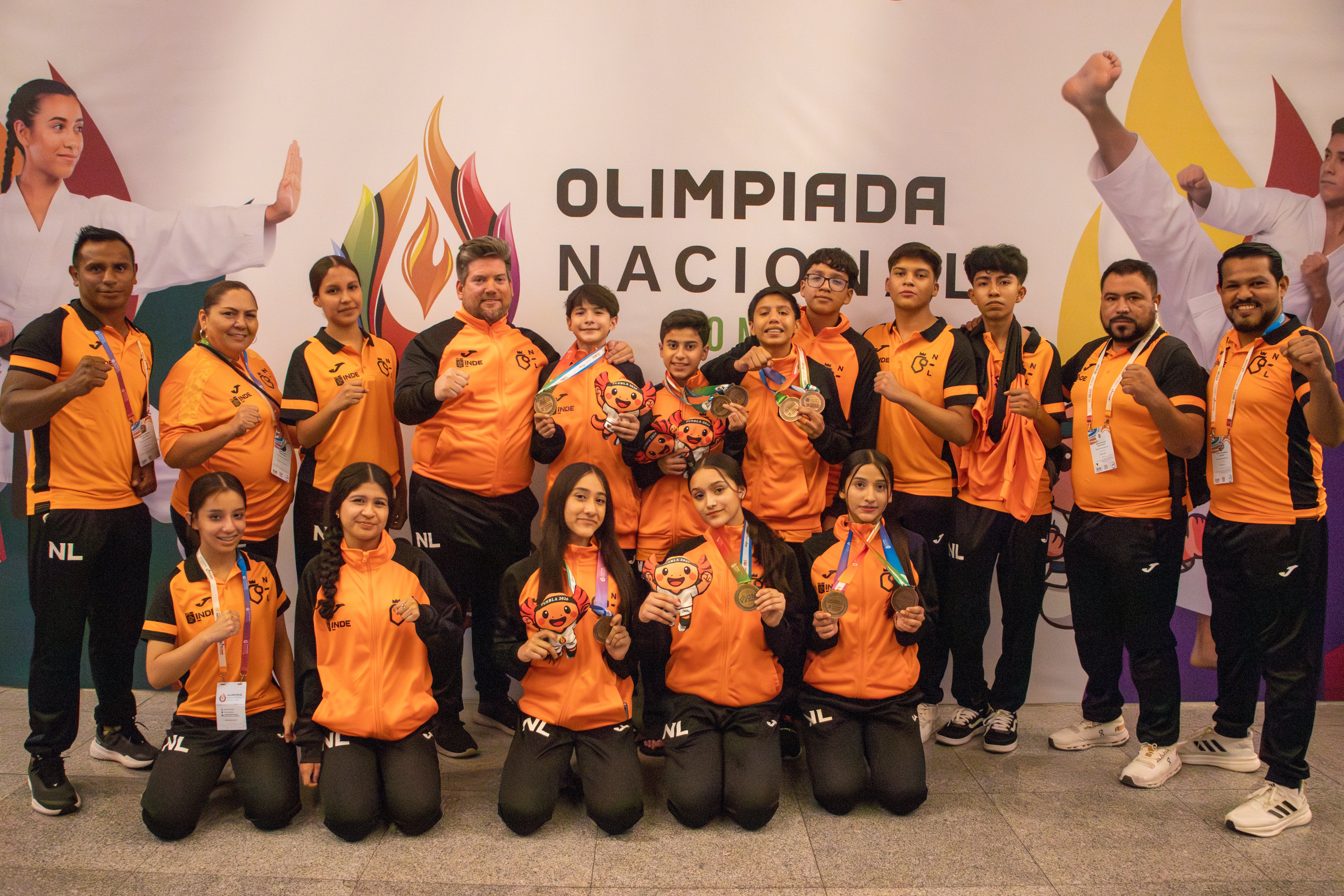 NUEVO LEÓN ABRE CON OROS EN KARATE DE LA OLIMPIADA NACIONAL CONADE 2026