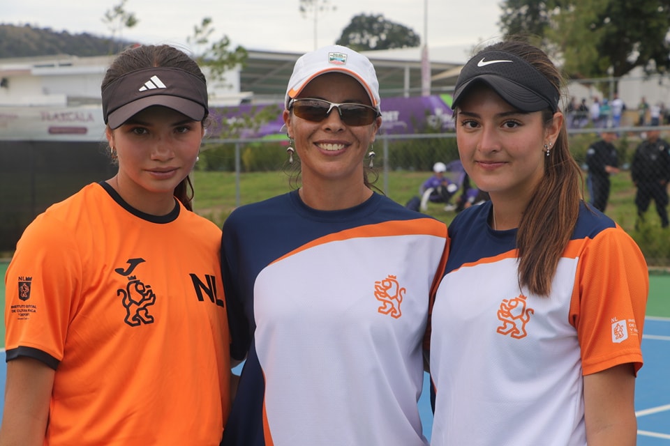 NUEVO LEÓN, A LA FINAL EN DOBLES FEMENIL 16 AÑOS Y CON TRES MEDALLAS DE BRONCE EN TENIS