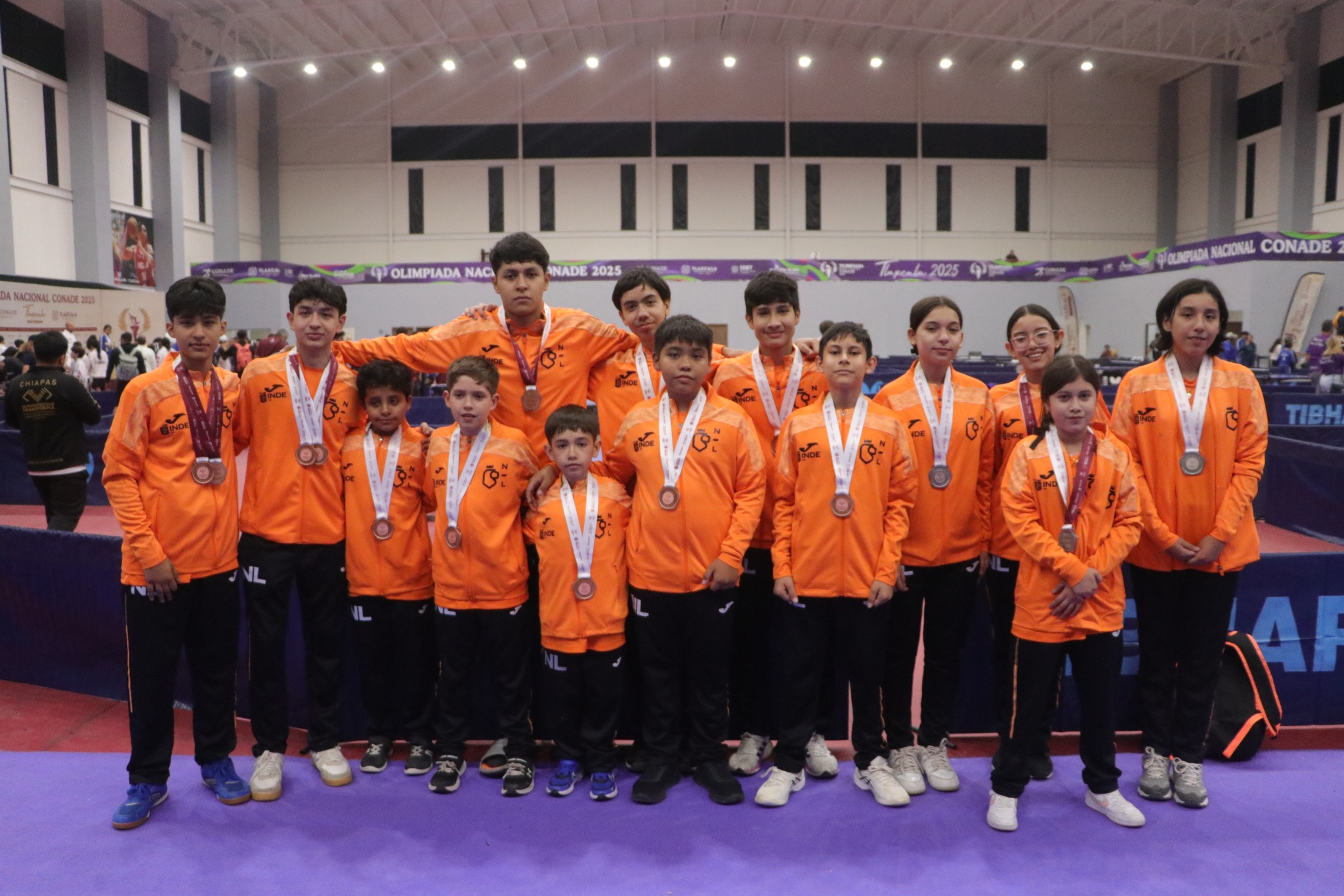 TENIS DE MESA ENTREGA SEIS MEDALLAS A NUEVO LEÓN EN LA OLIMPIADA NACIONAL CONADE 2025