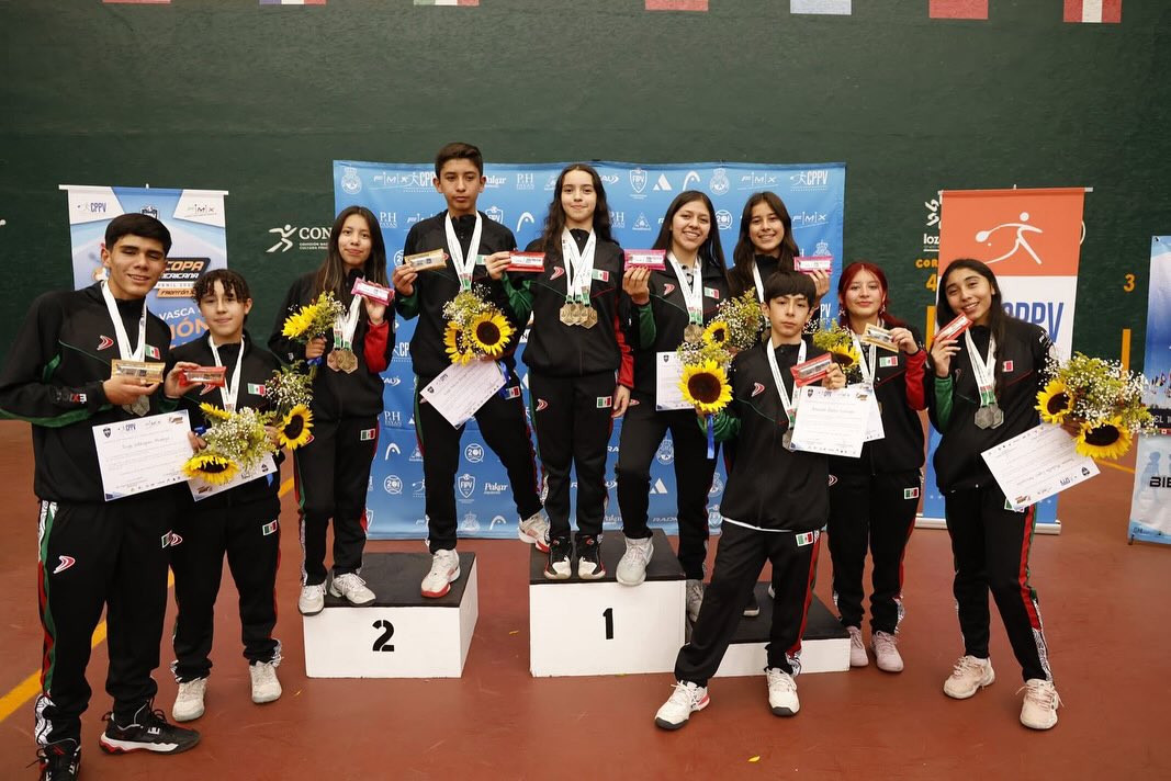 ATLETAS DE NUEVO LEÓN PONEN EN ALTO AL ESTADO EN LA COPA PANAMERICANA DE FRONTÓN