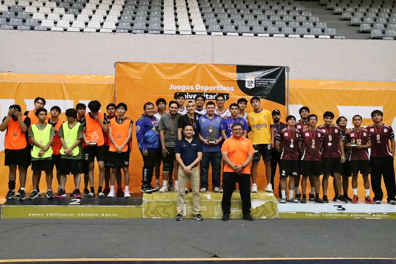 TIGRES DE LA UANL SE ALZA CON CAMPEONATO VARONIL Y FEMENIL DE VOLEIBOL DENTRO DE LA 3A EDICIÓN DE LOS “JUEGOS DEPORTIVOS UNIVERSITARIOS INDE NL 2025”