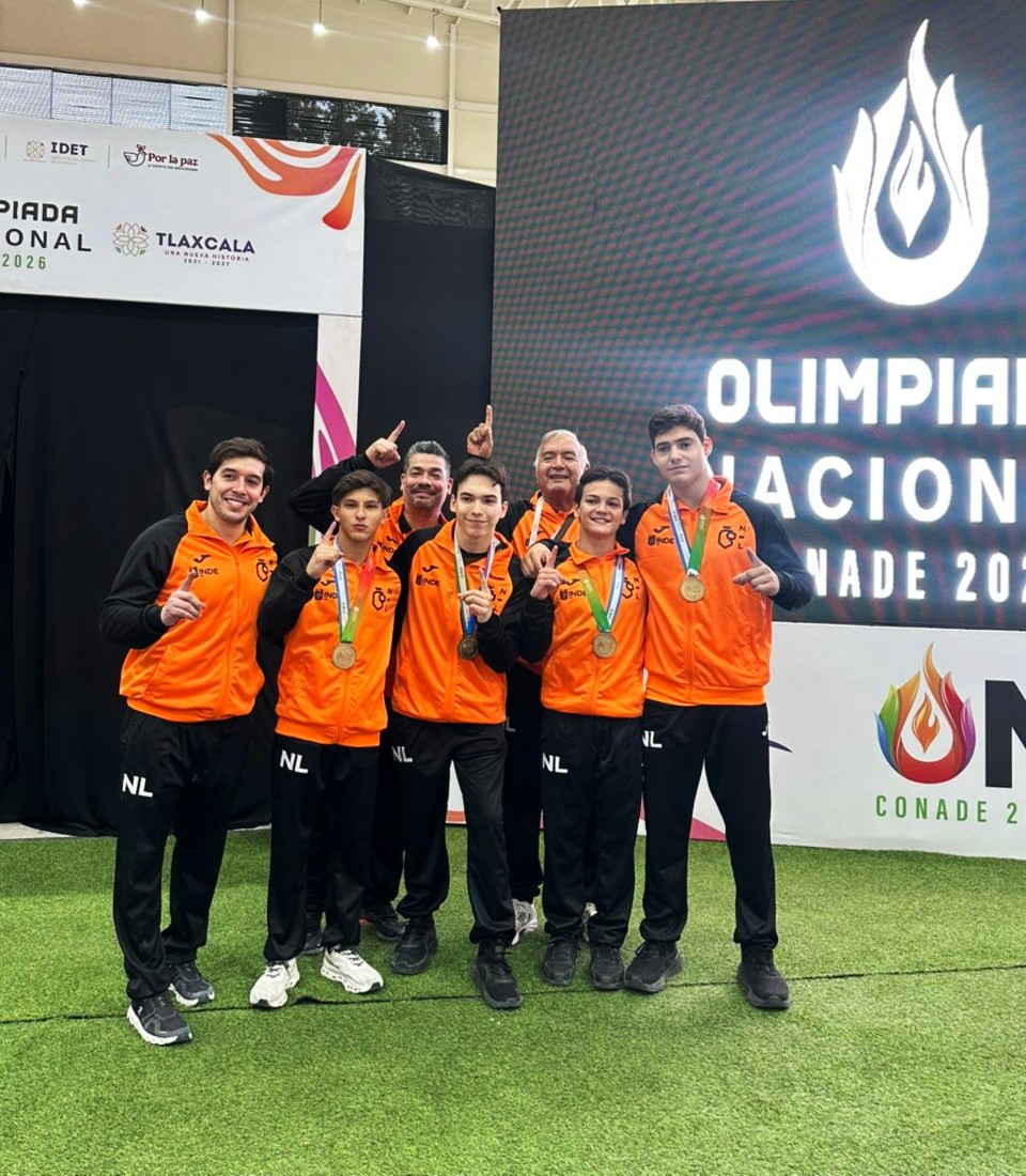 CONQUISTA NUEVO LEÓN MEDALLAS DE ORO POR EQUIPOS EN GIMNASIA ARTÍSTICA DE ON CONADE 2026 