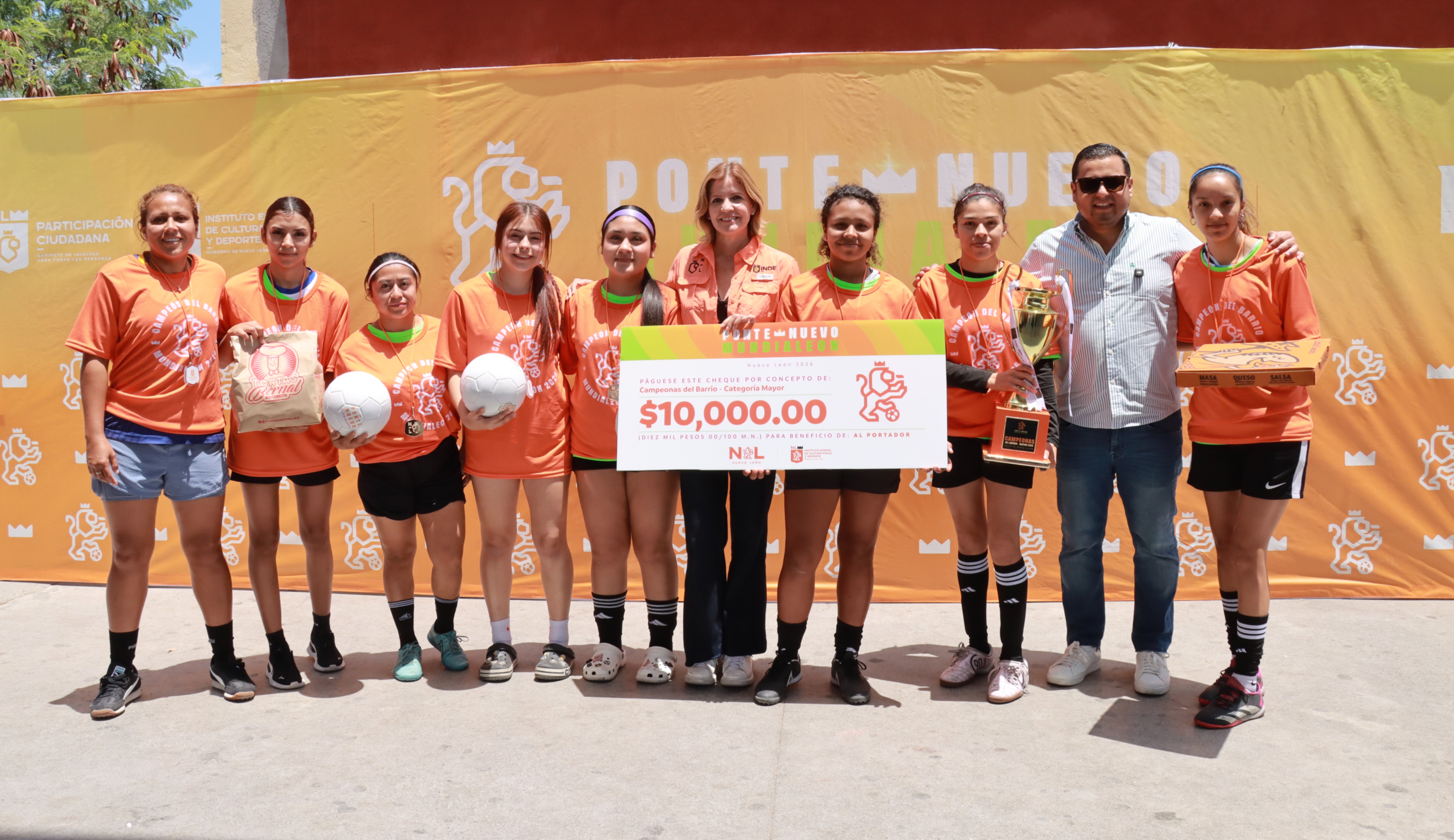 PREMIA MELODY FALCÓ A CAMPEONES DE LA PRIMERA FASE DEL MUNDIALEÓN 2026 DEL BARRIO VALLE DE SANTA ELENA EN ZUAZUA 