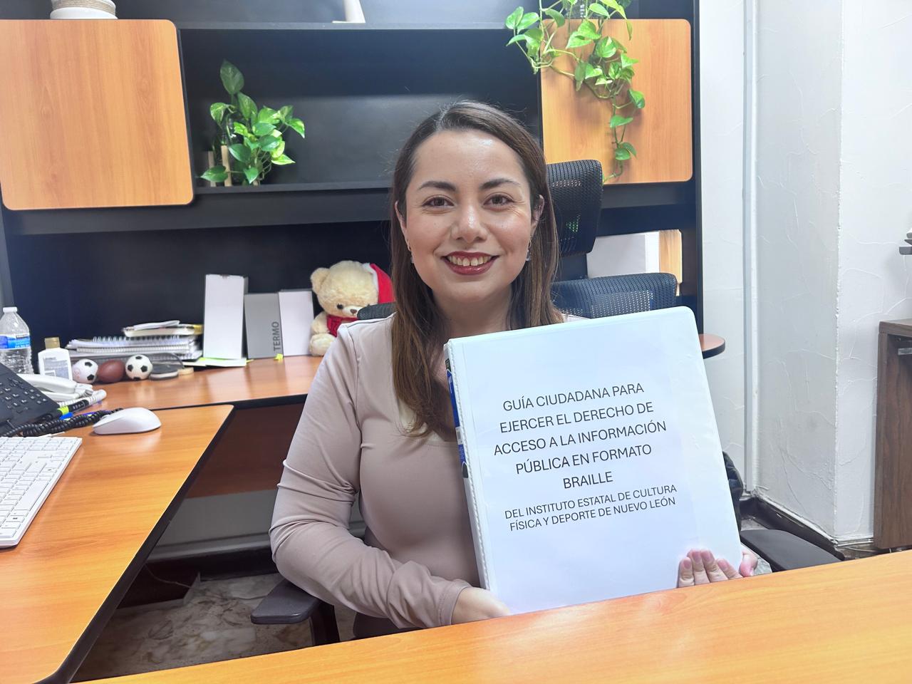 FORTALECE INDE LA INCLUSIÓN, IMPLEMENTA GUÍA CIUDADANA PARA EL ACCESO A LA INFORMACIÓN PÚBLICA EN FORMATO BRAILLE 