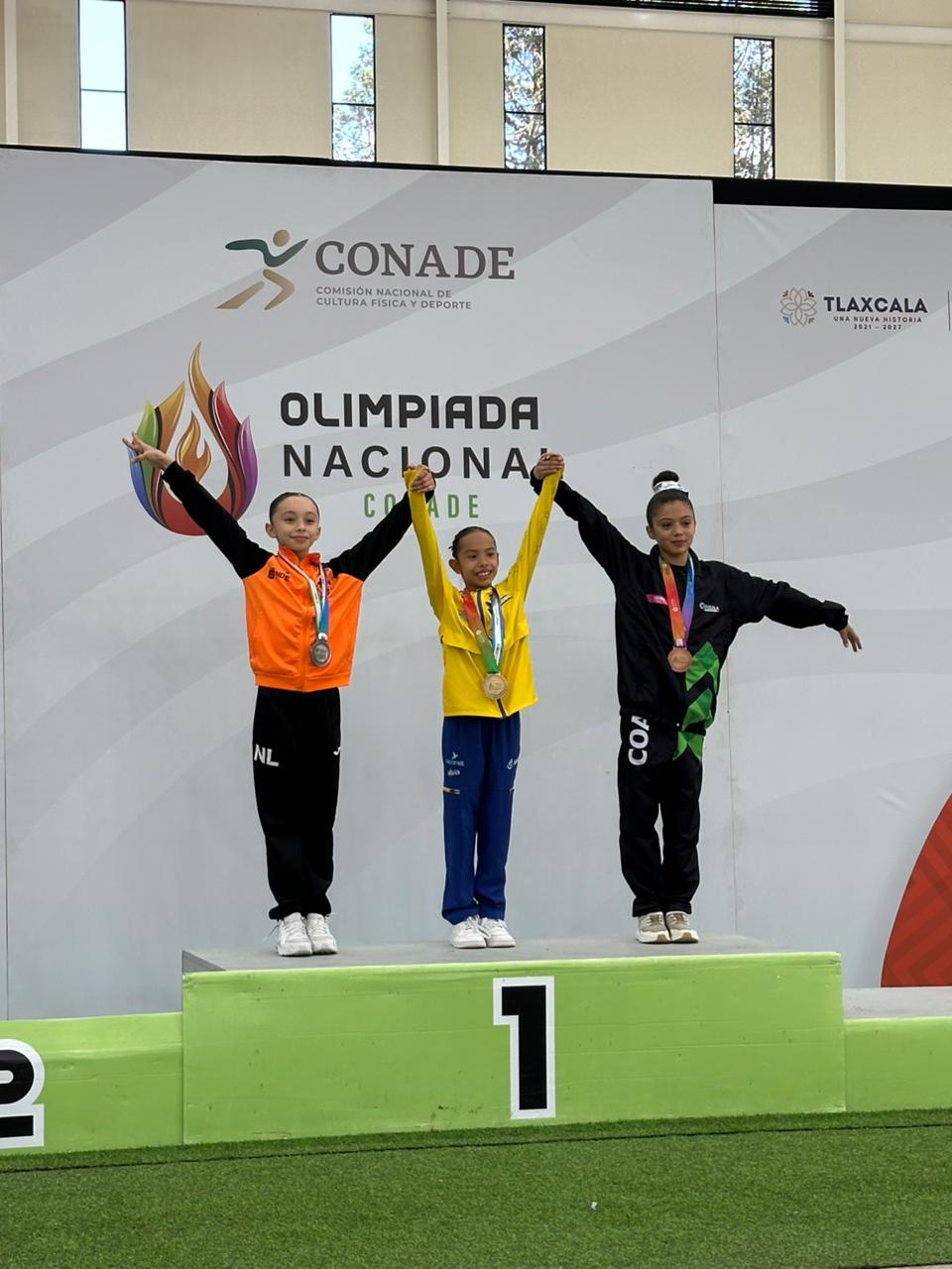 SON GRANDIOSAS EN GIMNASIA ARTÍSTICA DE OLIMPIADA NACIONAL CONADE 2026 