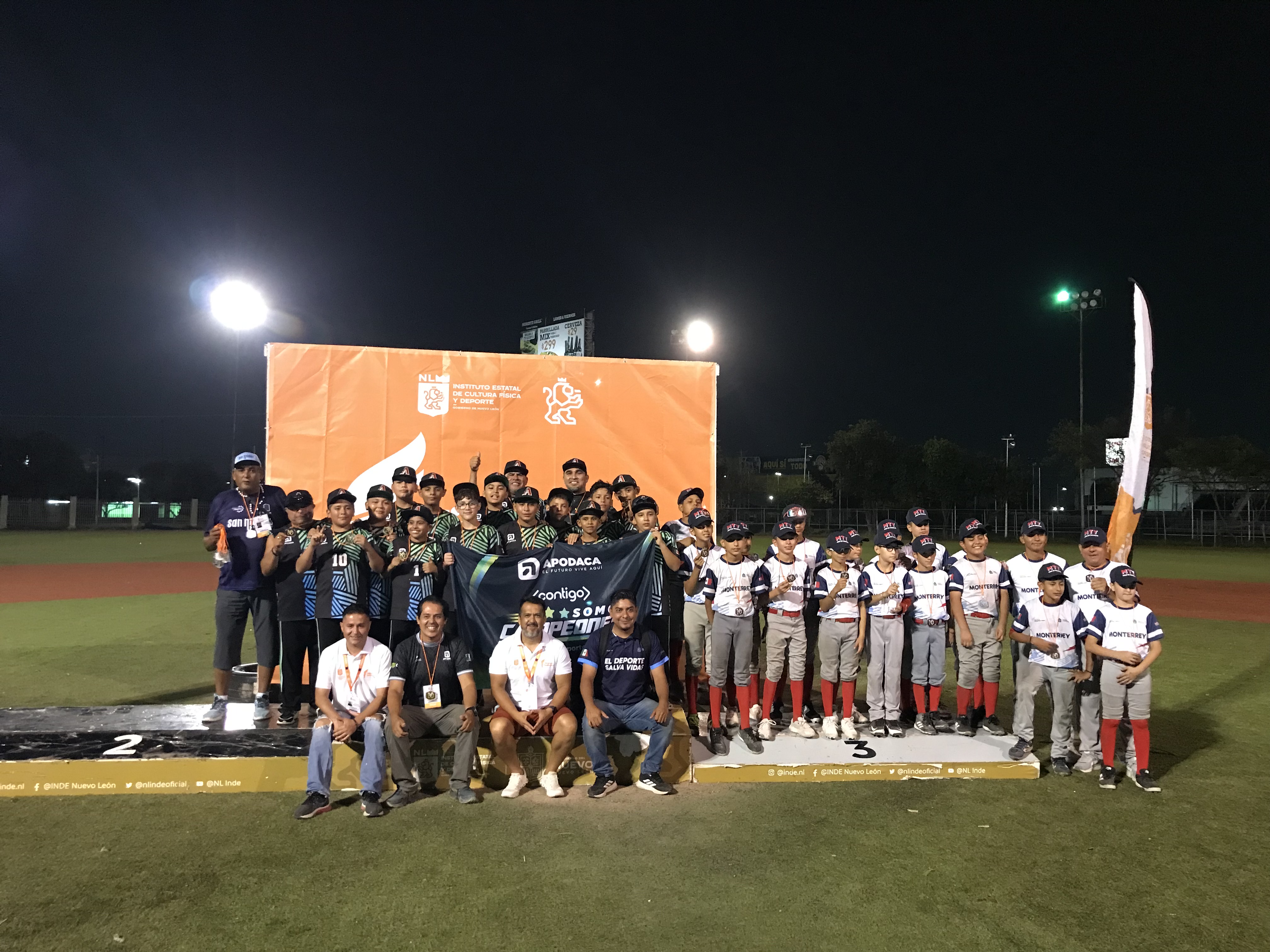 SON CAMPEONES EN BÉISBOL APODACA Y SAN NICOLÁS EN LA “XX OLIMPIADA Y PARALIMPIADA NL 2025”