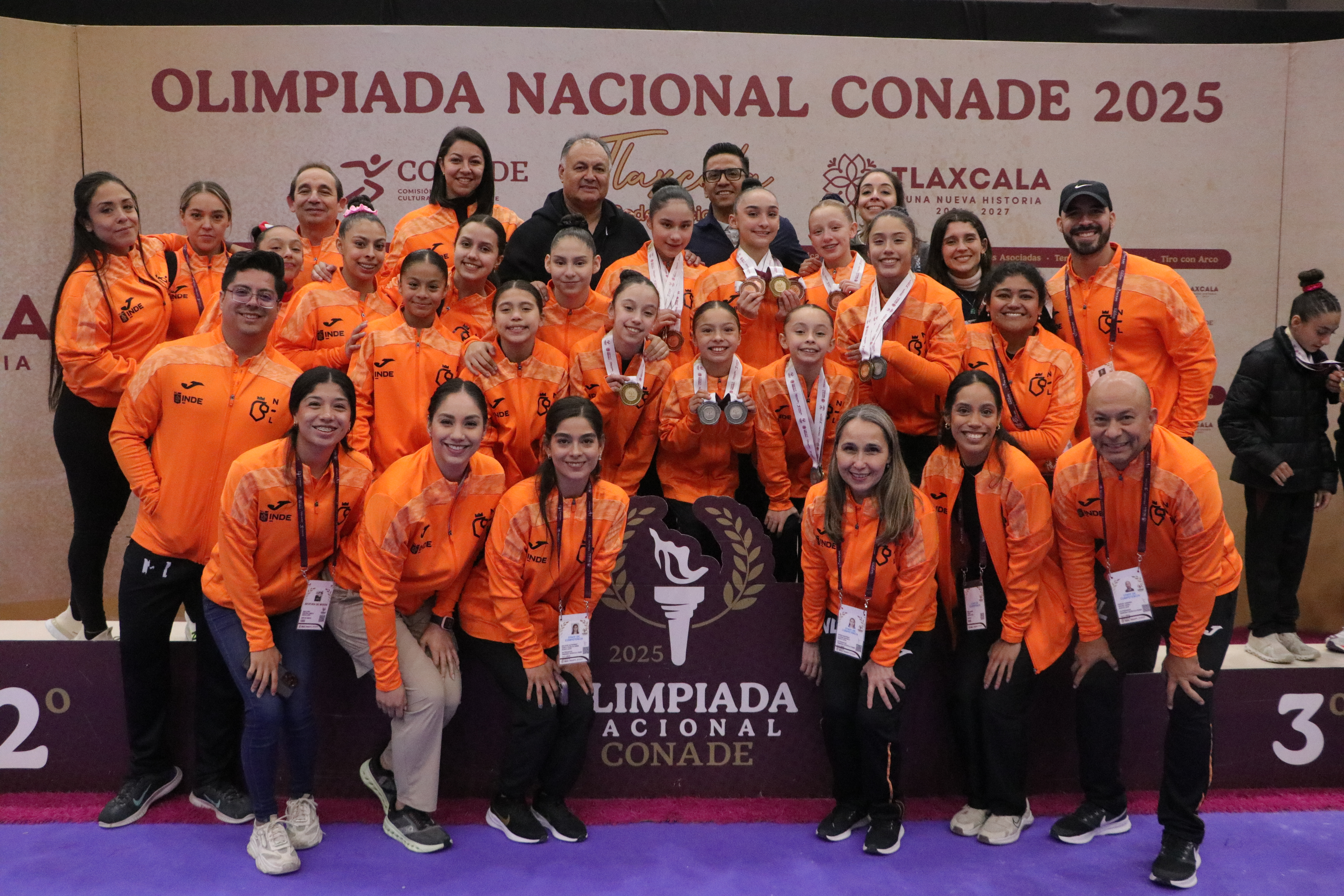 NUEVO LEÓN DESTACA EN GIMNASIA ARTÍSTICA EN LA OLIMPIADA NACIONAL CONADE 2025