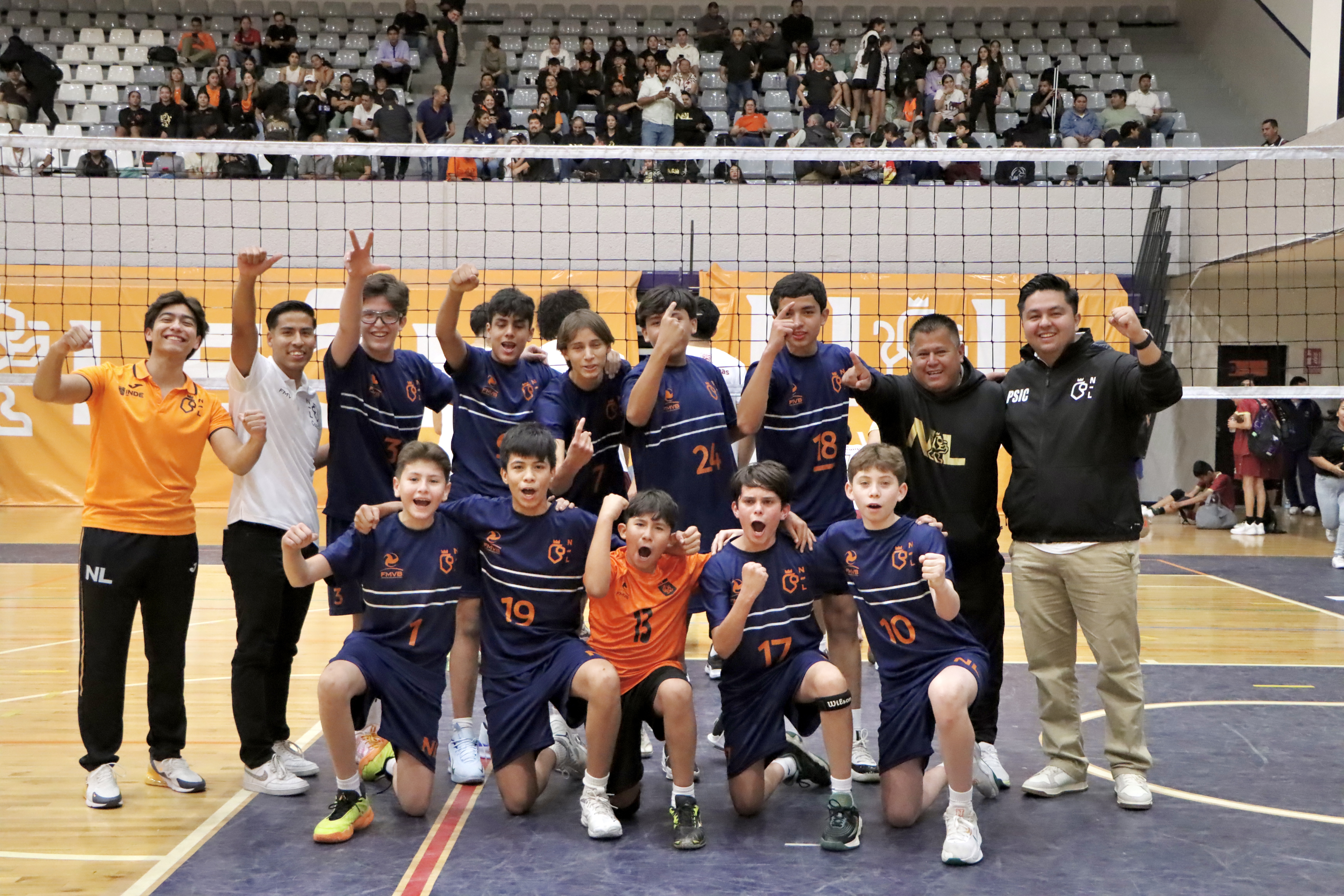 CLASIFICA VOLEIBOL DE NL 7 DE 8 EQUIPOS POSIBLES A LA OLIMPIADA NACIONAL 2026