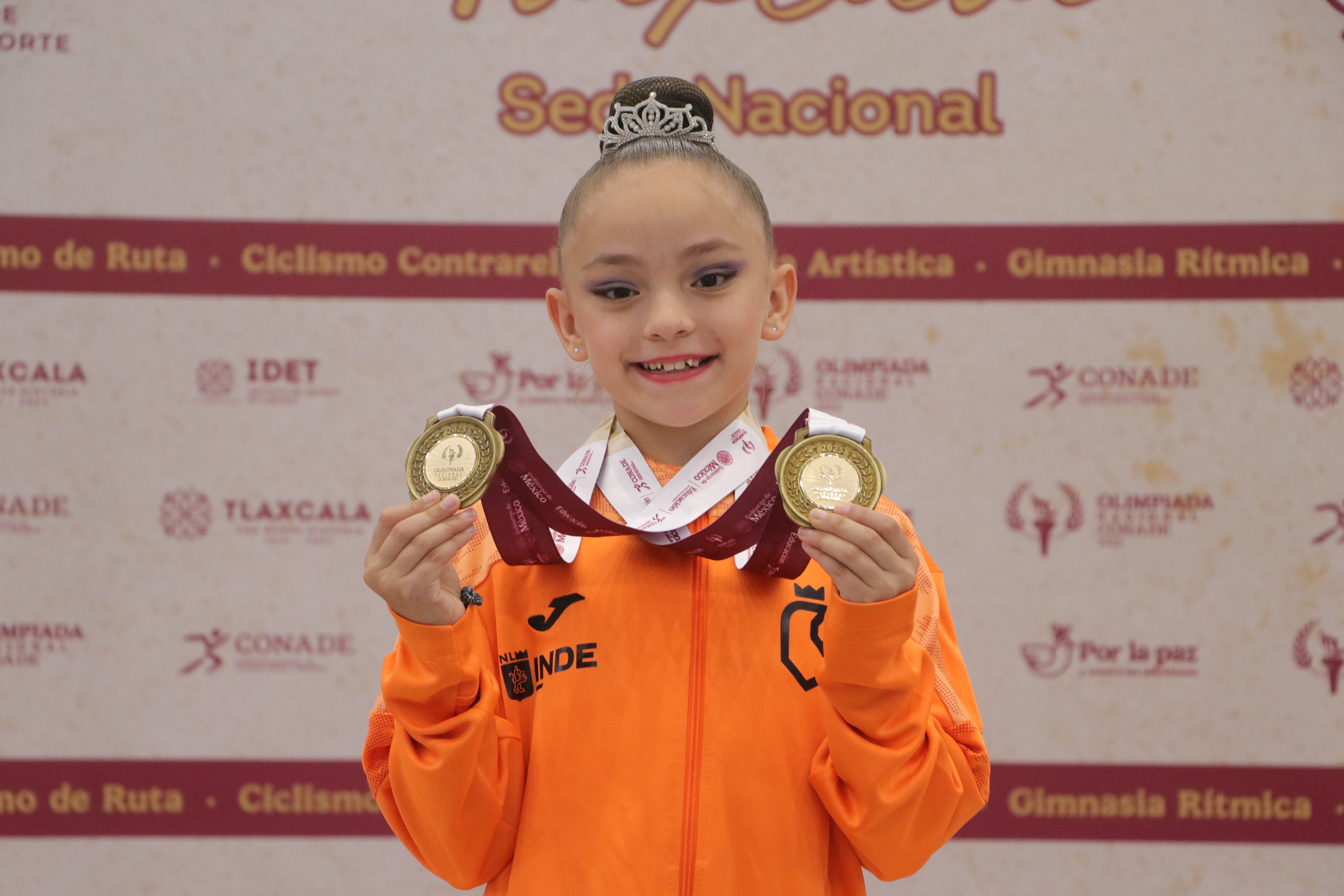 NUEVO LEÓN SUMA DOS MEDALLAS DE ORO EN GIMNASIA RÍTMICA EN LA OLIMPIADA NACIONAL CONADE 2025