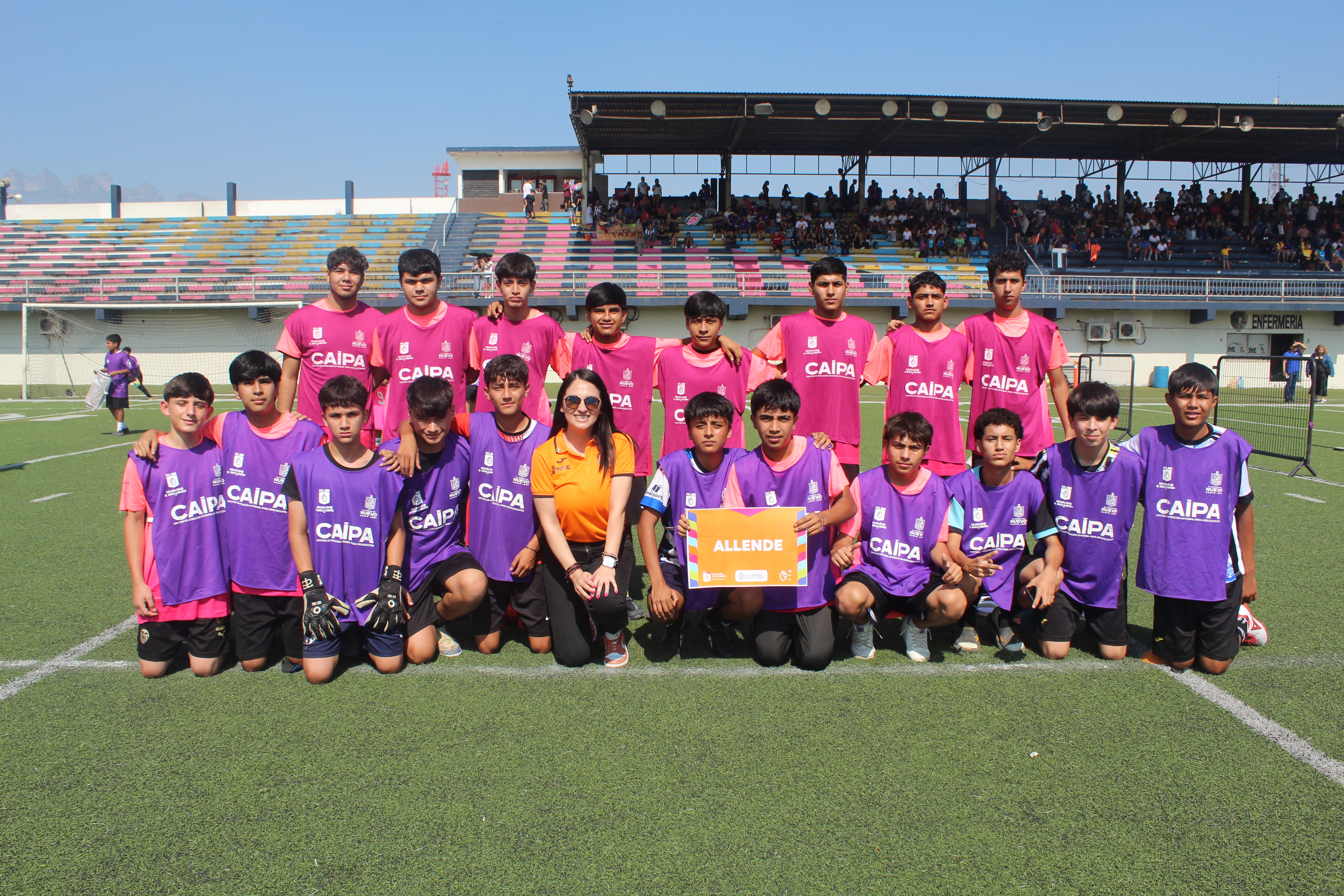 CADEREYTA EN FEMENIL Y ALLENDE CON DOBLETE EN VARONIL DOMINAN LA “7ª COPA DE FÚTBOL 7 CAIPA-INDE NL 2025”