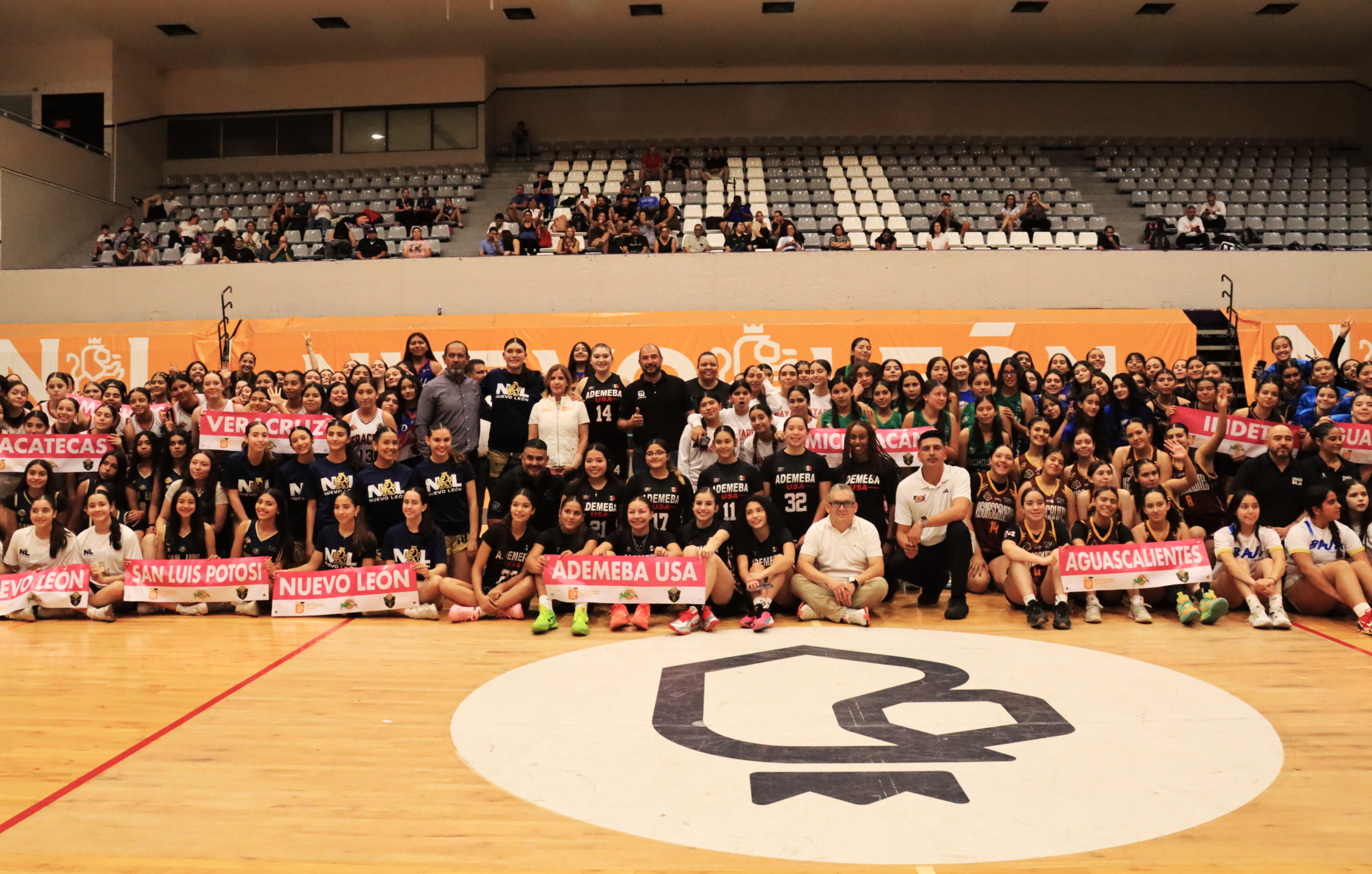 INAUGURAN CAMPEONATO NACIONAL U-16 FEMENIL ADEMEBA 2026 EN GIMNASIO NL GONZALITOS