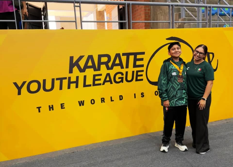 CONSIGUE EL NEOLEONÉS ÁNGEL MARTINEZ ZAPATA BRONCE EN LA YOUTH LEAGUE DE KARATE GUADALAJARA 2026  