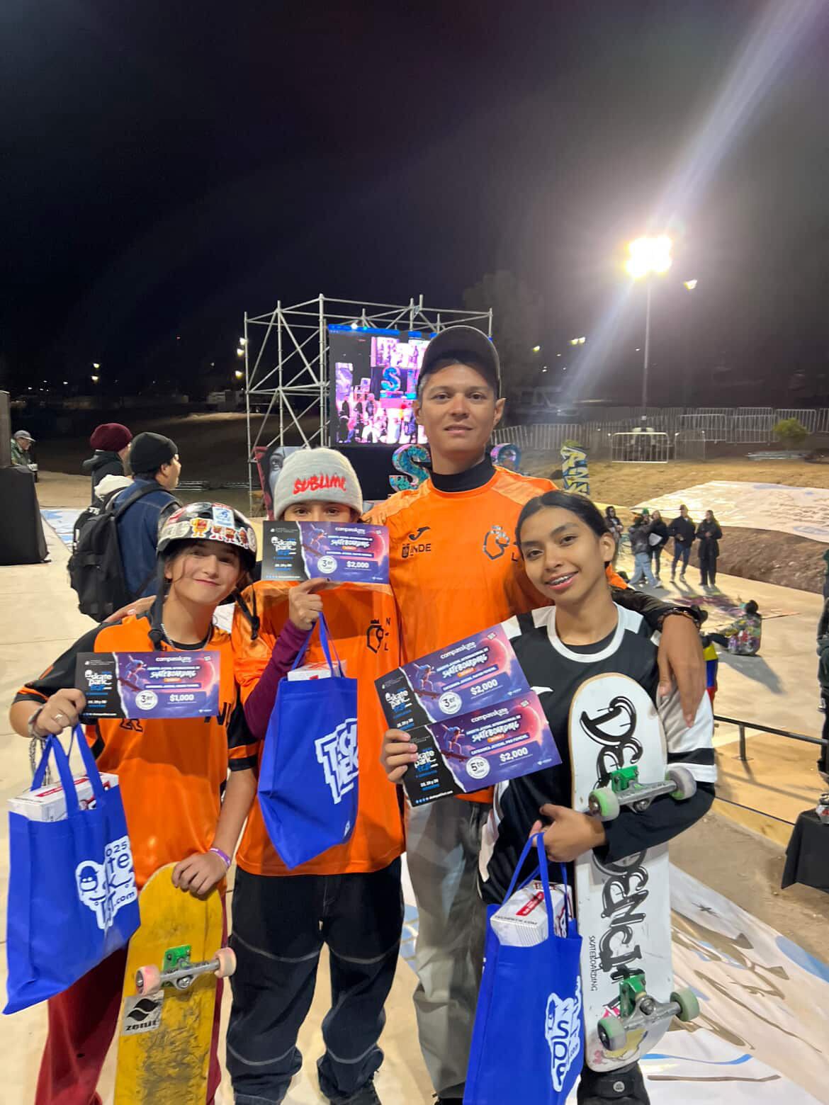 BRILLAN NEOLEONESES EN ABIERTO JUVENIL INTERNACIONAL DE SKATEBOARDING 2025  