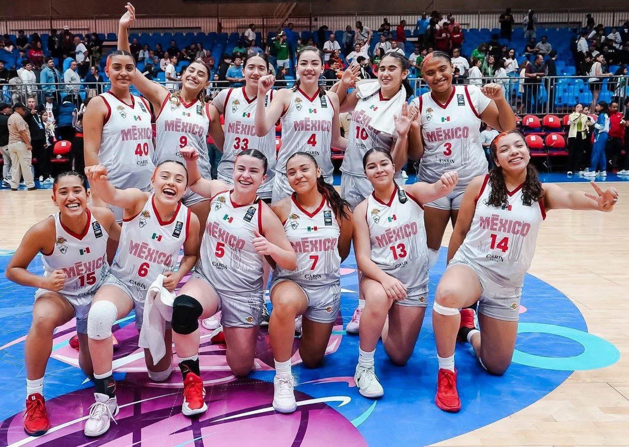 BASQUETBOLISTAS DE NUEVO LEÓN LUCEN CON MÉXICO EN EL FIBA AMERICUP U-16 EN IRAPUATO 2025