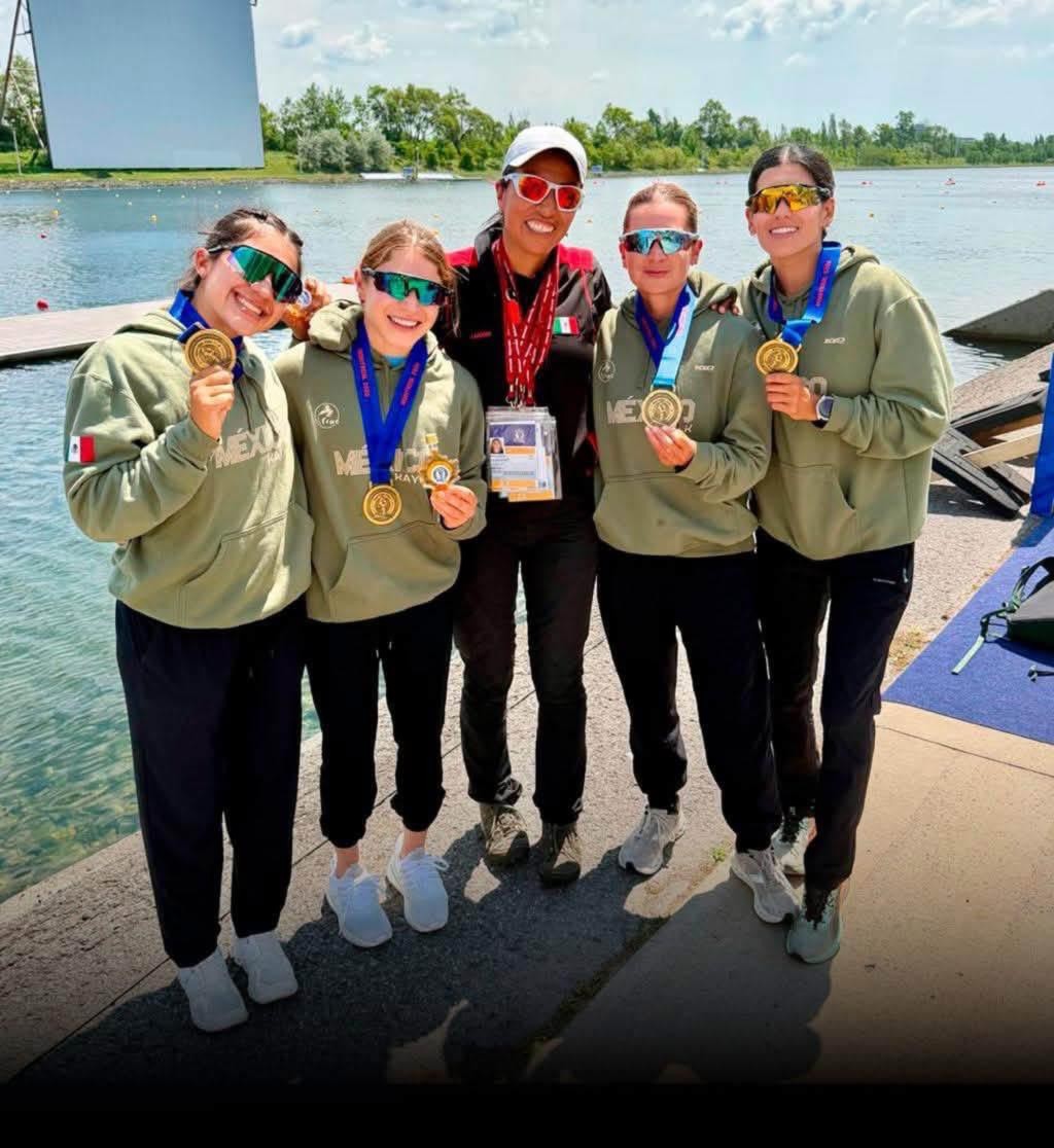 IMPONENTES KAYAKISTAS NEOLEONESAS LOGRAN ORO Y PLAZA EN EL K4 500M FEMENIL EN EL PANAMERICANO DE MONTREAL 2026