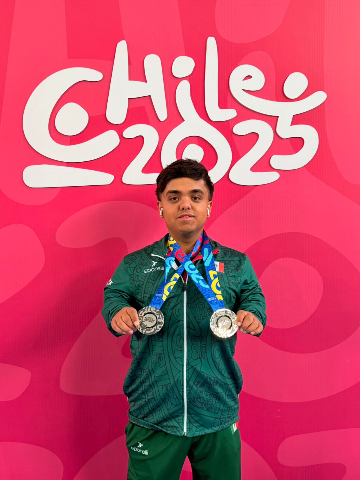 SAUL NICOLÁS TREVIÑO DOBLE MEDALLISTA DE PLATA EN JUEGOS PARAPANAMERICANOS JUVENILES CHILE 2025 
