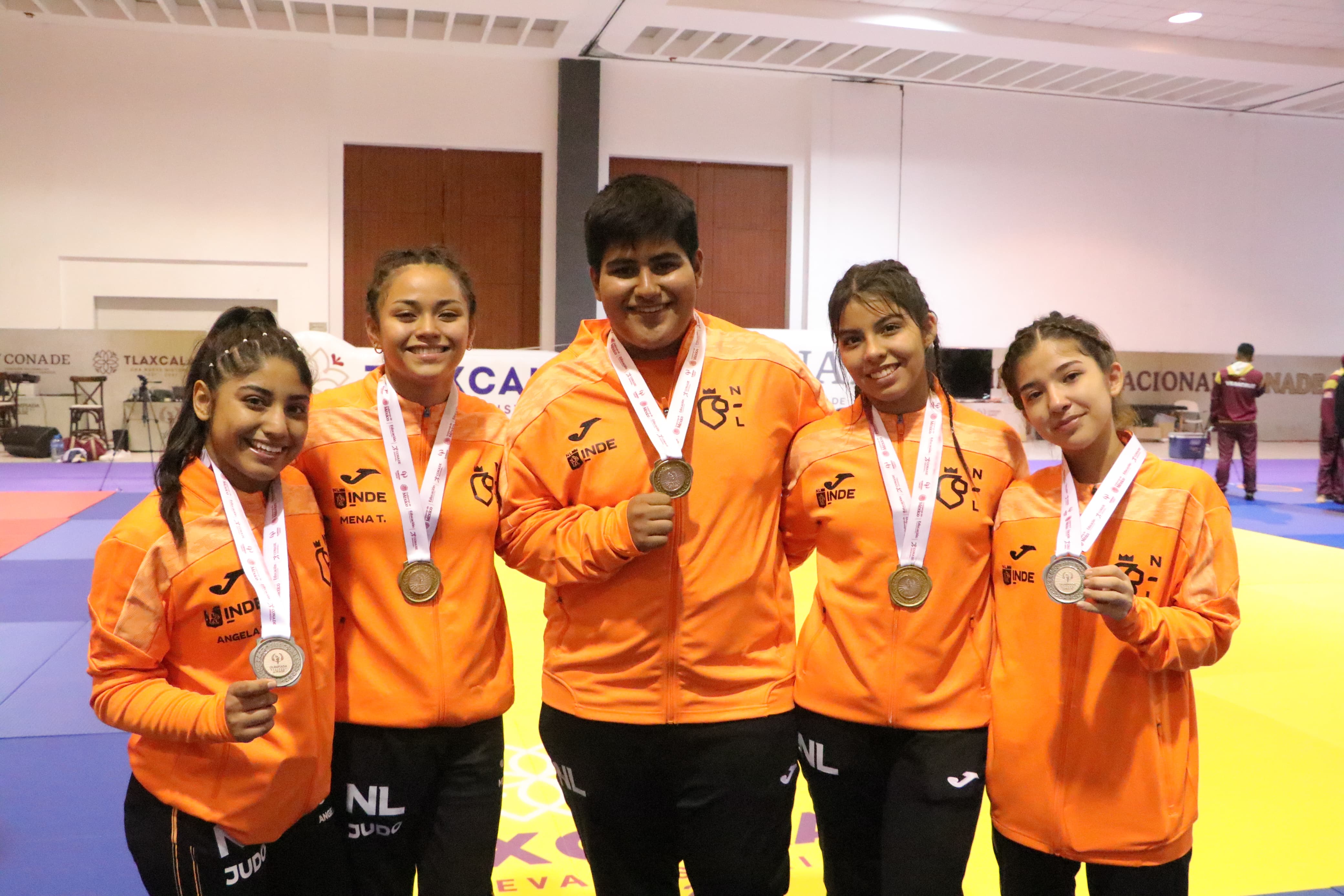 NUEVO LEÓN SUMA SEIS MEDALLAS EN JUDO EN LA OLIMPIADA NACIONAL CONADE 2025